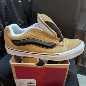 Vans Knu Skool Black and Tan Sneakers